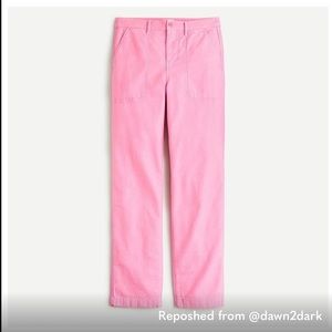 NWT, J. CREW Garment-dyed Foundry pant, size 6